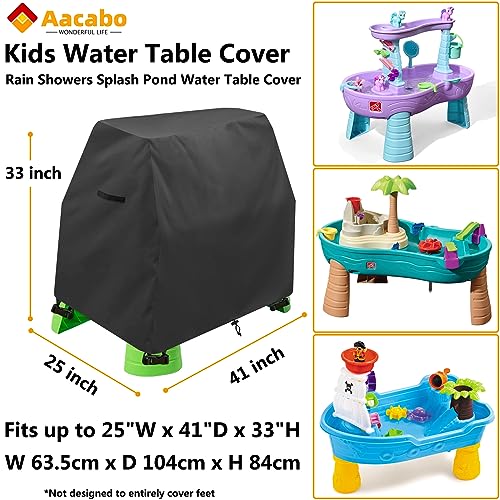 image for Aacabo Kids Water Table Cover Fit Step2 Rain Showers Splash Pond Water