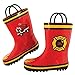 Stephen Joseph Little Boys' Rain Boots, Firetruck, 10