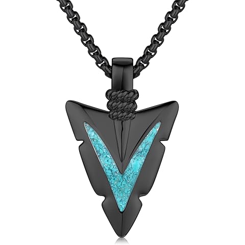 Arrowhead Necklace 925 Sterling Silver Arrow Pendant Necklace Jewelry Gifts for Men...