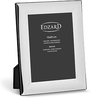 EDZARD Bilderrahmen Gela (Foto 15x20 cm) versilbert anlaufgeschützt