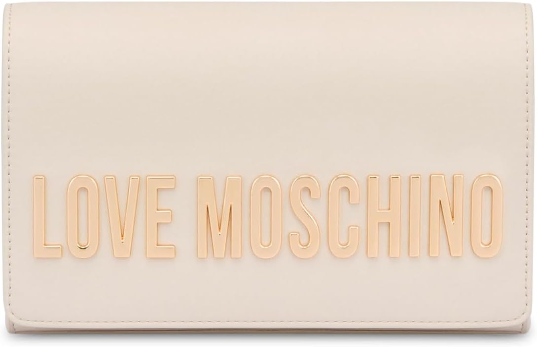 Love Moschino PU Handbag, GRS ivory