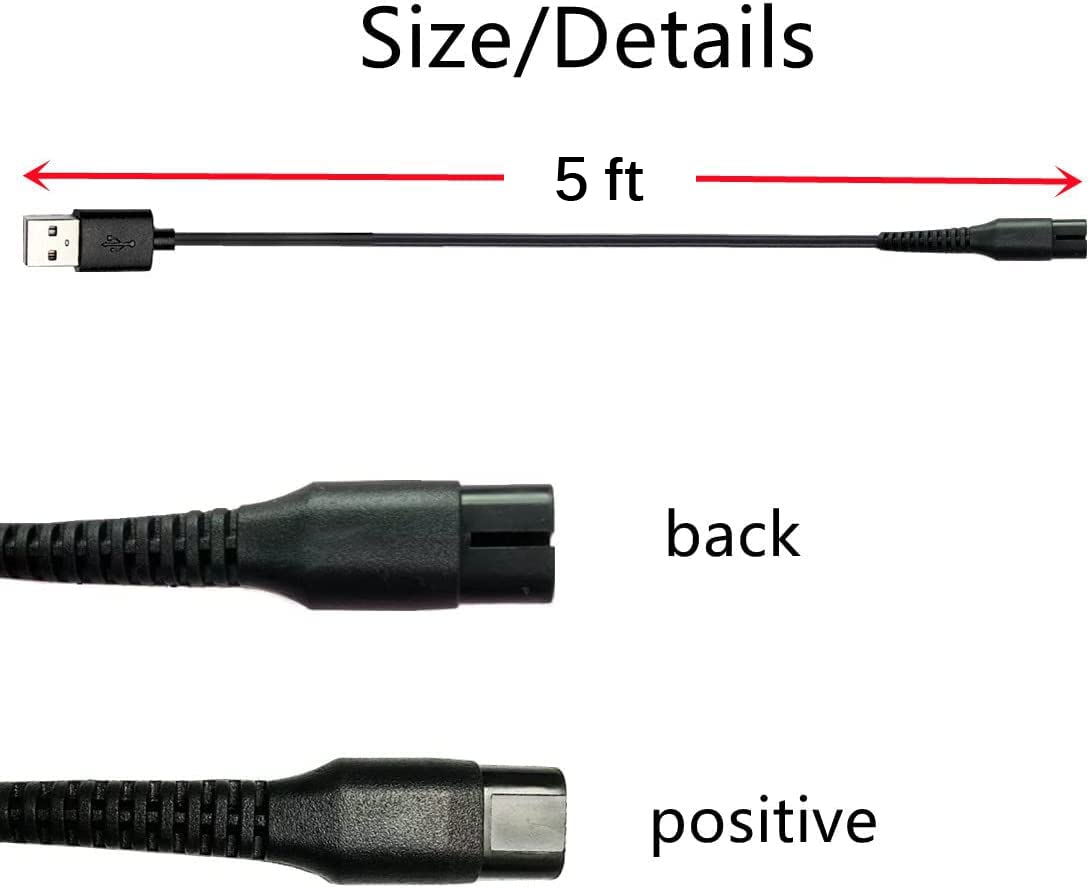 Philips One Blade Charger Cord, Replacement Phillips Oneblade QP2520 A00390 4.3V, Norelco Shaver