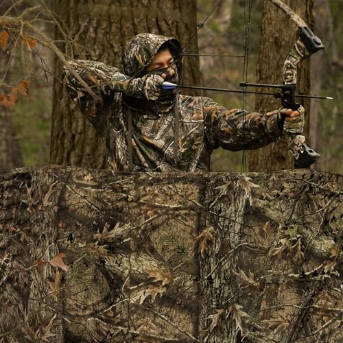 Image of LOOGU Custom Woodland Camo Netting Camping Military Hunting Camouflage Net 6.5 x 10ft, 6.5 x 26ft, 10 x 10ft, 10 x 13ft, 10 x 16.5ft, 13 x 16.5ft, 16.5 x 20ft, 20 x 20ft
