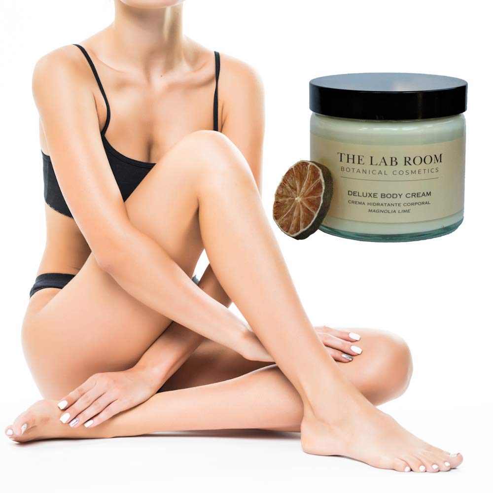 Crema Hidratante Corporal The Lab Room Deluxe Body Cream 250ml, Manteca Reafirmante, Antioxidante Regenera y Nutre Cara y Cuerpo (Magnolia Lima)