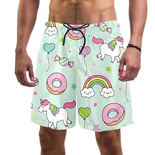 Maillots de Bain pour Hommes Short de Plage Anti Irritation
