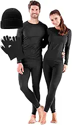 Conjunto Térmico Kit Frio Blusa Calça segunda Pele Inverno + Gorro + Luva Touch screen Masculino Feminino