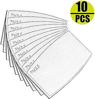 OUBA 10 PCS 5-Ply Activated Carbon Filters Non-Woven Cloth 5 Layers Filters