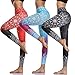 Legging de gym taille haute pour femme, pantalon de yoga pour femme, pantalon de yoga taille haute pour femme, pantalon de randonnée pour femme, pantalon imprimé tendance Tiktok, Noir , L