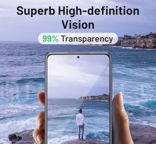 Image of HUMBLE HD Tempered Glass Screen Protector Compatible With Samsung Galaxy S20 FE (6.5 Inches) With 9H Hardness Edge To Edge Coverage And Easy Self Installation Kit (HD-S20FE)