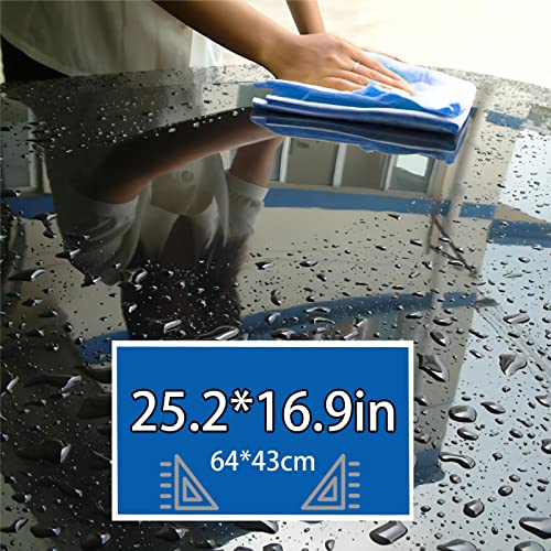 Fodofodo Premium Chamois Cloth,Reusable Car Wash Towel,Super Absorbent Shammy Towel For Car Wash,Bathroom, Pet, No Spots Scratch Free (Blue) #TOP6