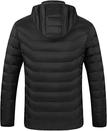 Miniatura 6 de SHOPESSA Chaqueta térmica para hombres y mujeres, chaquetas de calor USB cálidas de invierno, chaquetas cálidas a prueba de viento, chaqueta térmica