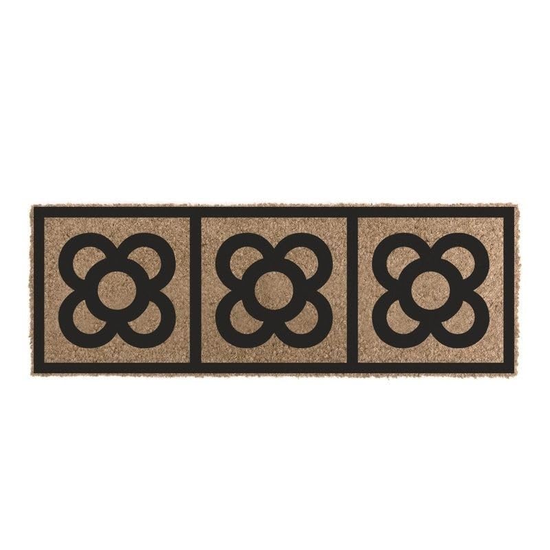 UNIMASA Felpudo de Fibra de Coco 75x25cm Antideslizantes - Alfombras Originales para la Entrada a Casa, Pasillos, Puertas de Exterior - Panot