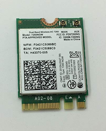 Tarjeta WiFi Dual Band Wireless-AC 7260NGW 867Mbps para DELL E6520 Inspiron 15 M3800 XPS 12 9Q33 XPS 13-9333 15-9530 miniatura 1