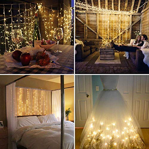Mygoto MSL001-500L WARM WHITE 165Ft 500Led String Lights Led Starry Fairy Light, Twinkle String Lights Decorative Lights With 8 Modes 30V Plug In For Wedding,Patio,Gate,Party Indoor Outdoor Decoration thumb #7