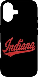 Indiana Varsity Script Retro Vintage Sports Style Case for iPhone 17