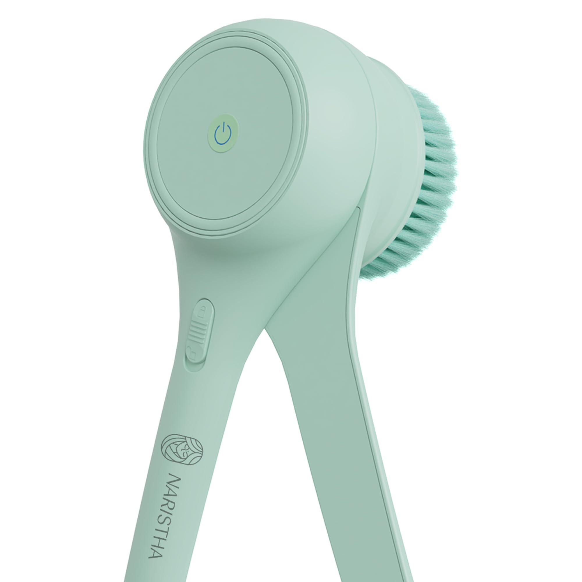 Naristha® Multi – Functional Electric Bath Brush, 5 in 1 Electric Bath Brush, Deep Skin Cleansing Brush- 360 Degree Rotate Handle with IPX7 Waterproof-image-42