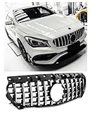 Farbe: Hochglanz schwarz mit Chrom Zierleisten senkrecht