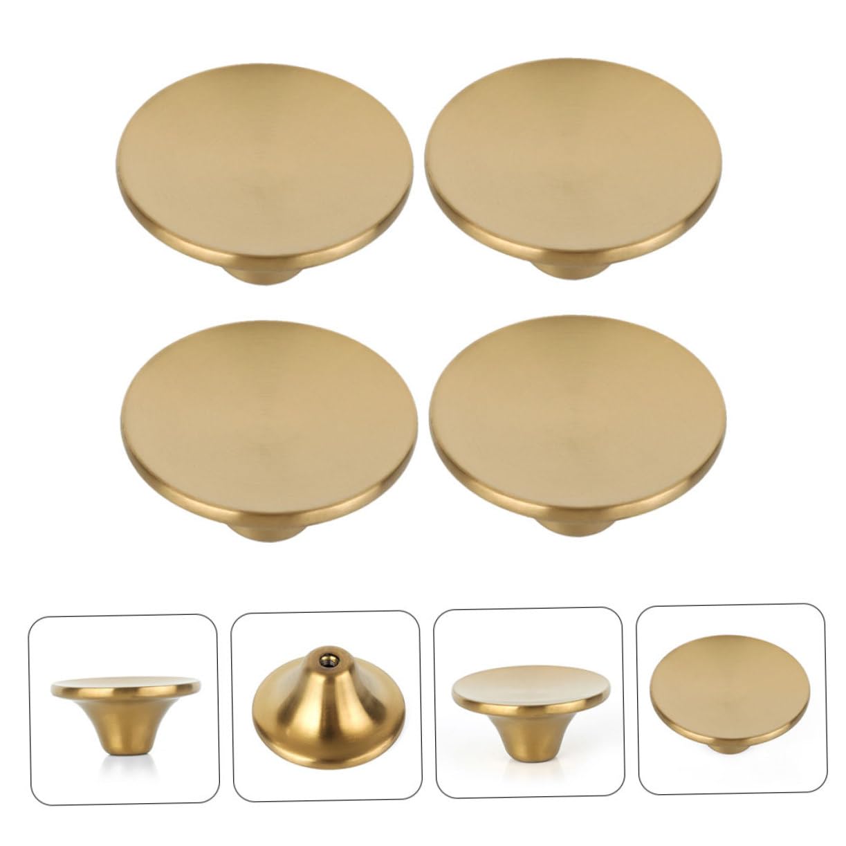 ABOOFAN 3 Set di Manopole per Coperchi di Pentole in Metallo Manopole di Ricambio Universali per Pentole Resistenti Allusura Maniglie Compatte per Coperchi di Piccole Padelle 4 Pezzi*3
