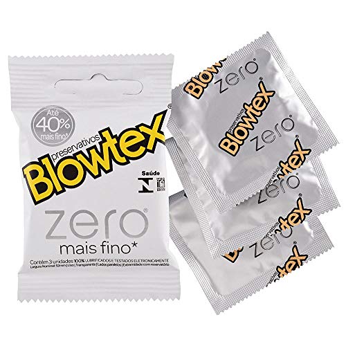 Kit c/ 3 Pacotes Preservativo Blowtex Zero c/ 3 Un Cada