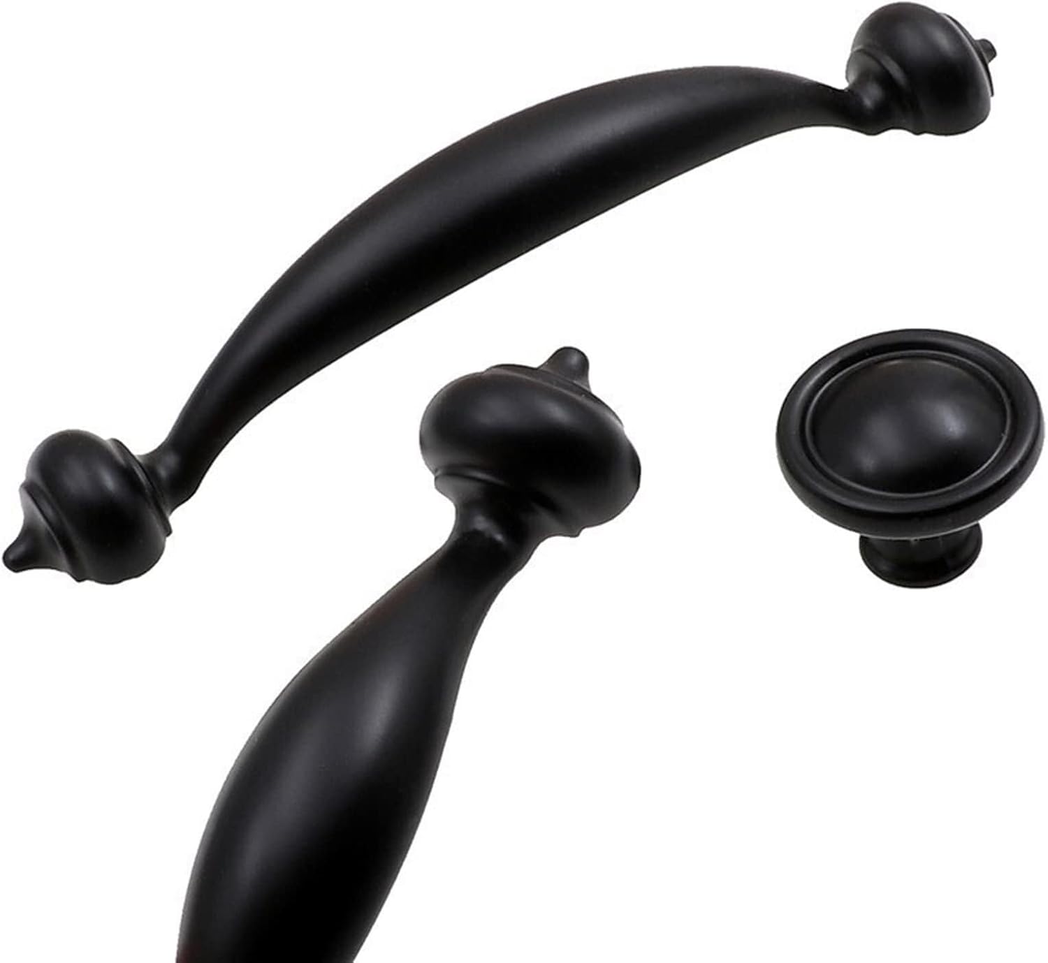 Furniture Handle Knob Cabinet Pulls Hardware Iron Handle Vintage Sliding Doors Gates Garages Door Pull Handle 1Pcs Furniture Accessories (Color : 5036-15.4)