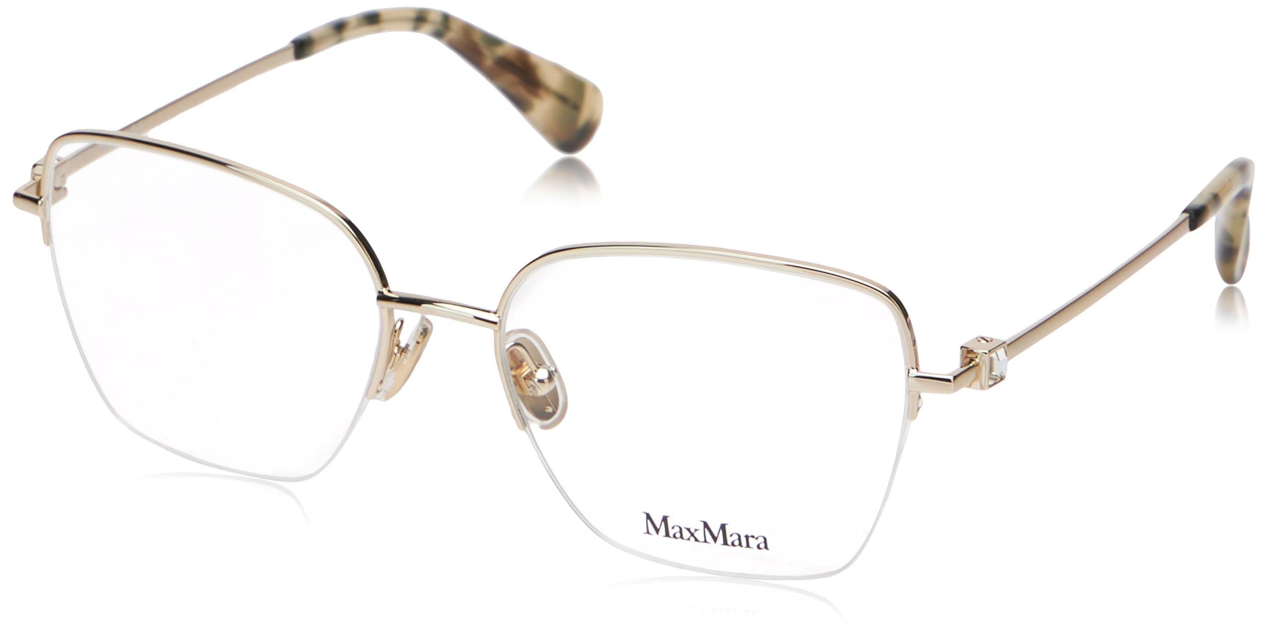 MaxMara MM5072 gafas vista pale gold mujer estilo ejecutivo urbano 5
