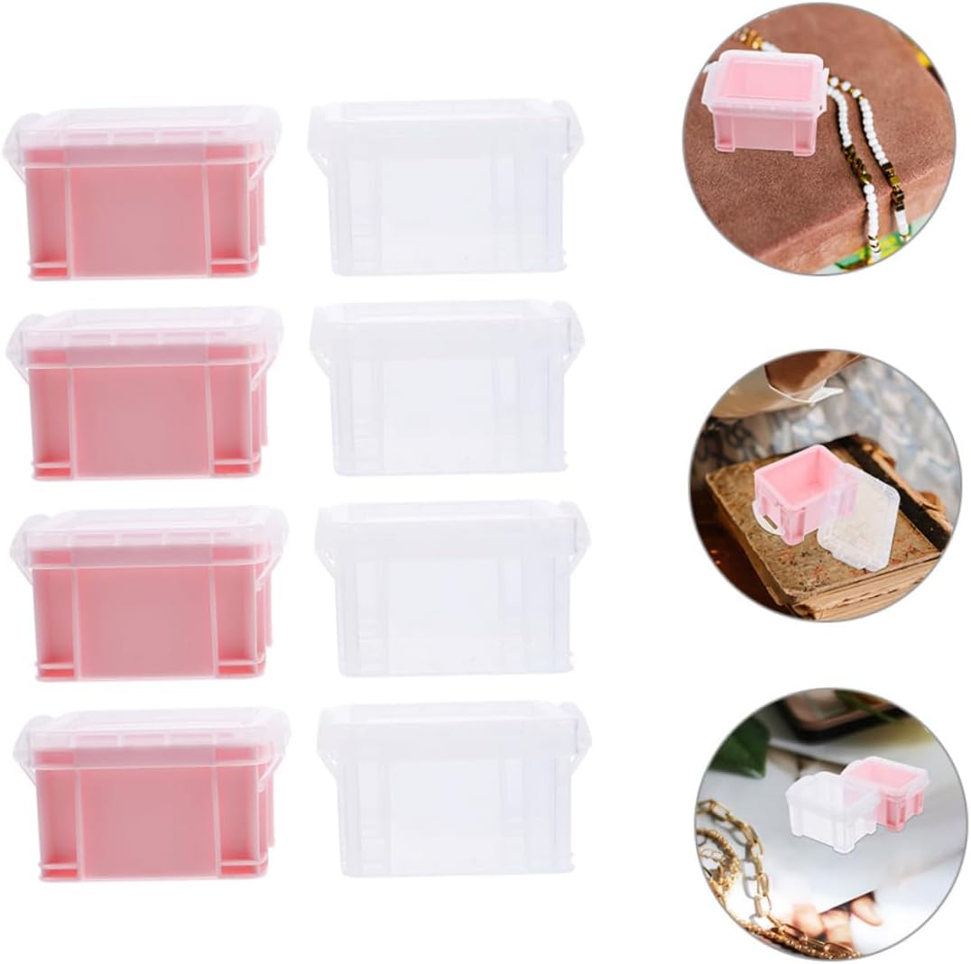 DECHOUS 24pcs Small Storage Containers Jewelry Organizers Lids Mini Boxes for Jewelry Necklace Earring Bead Button -saving