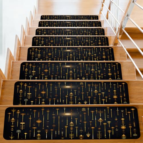 Alfombrillas de escalera autoadhesivas que reducen el ruido y protegen contra caídas 2