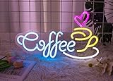 strino Coffee Neon Signs LED Coffee Signs create unique gifts for you. Can help you set up weddings, birthdays, parties, bars and other different occasions Coffee Neon Sign Coffee shop/bar, Ice blue