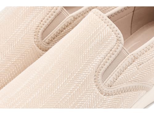 Clarks CloudSteppers Women's BreezeSky Zoe Loafer, Sand Canvas, 8 Wide US by Clarks - Used condition - Image 2