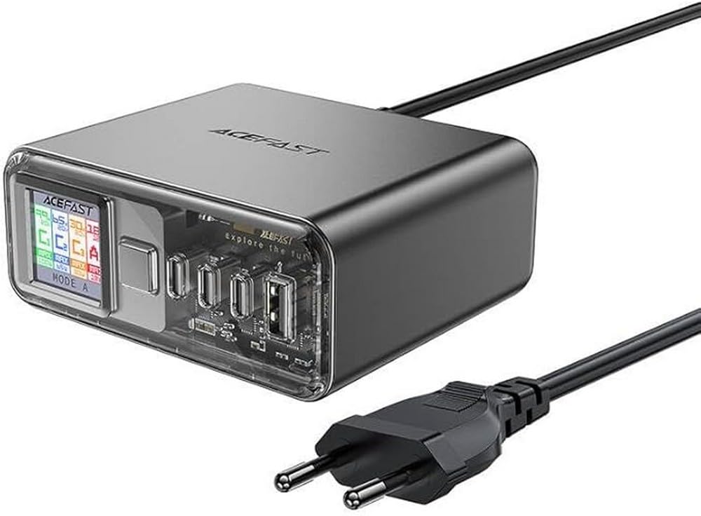 Deskop Power Station Acefast Z4 GaN PD218W (black)