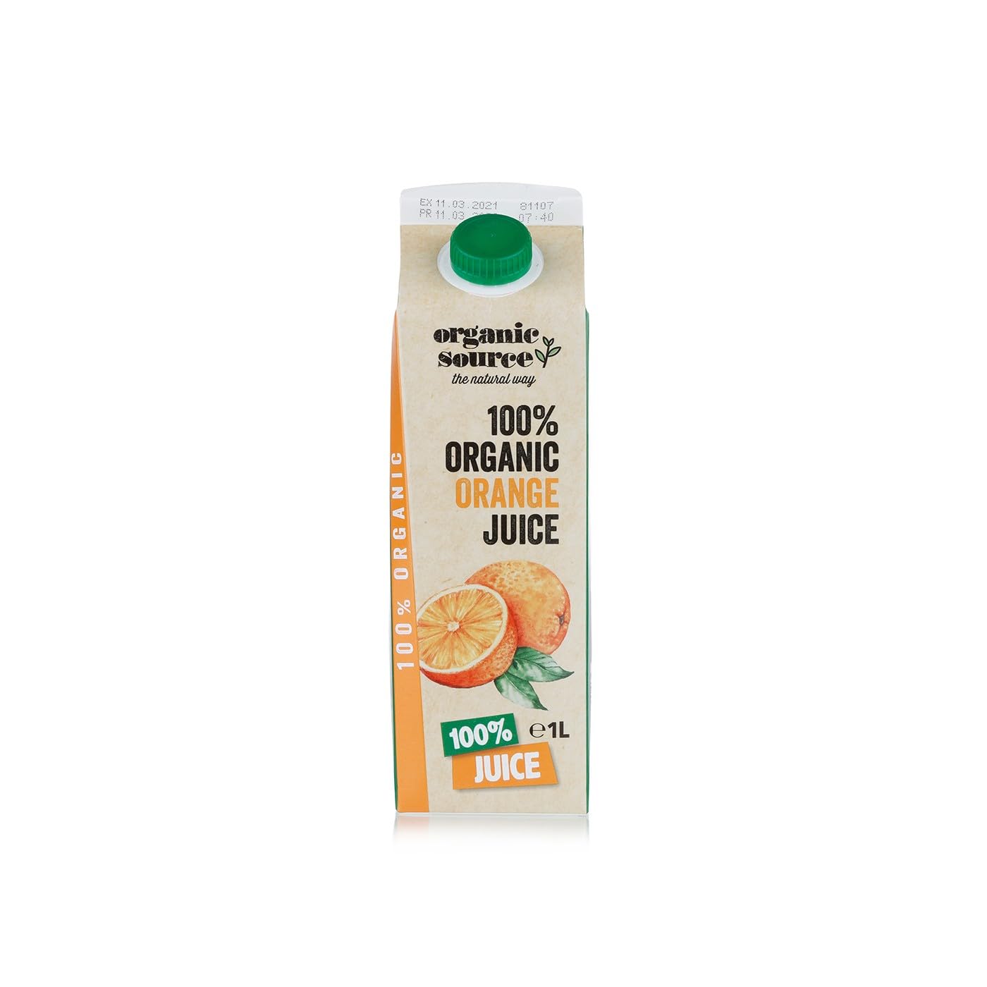 Organic Source Orange Juice 1 Litre