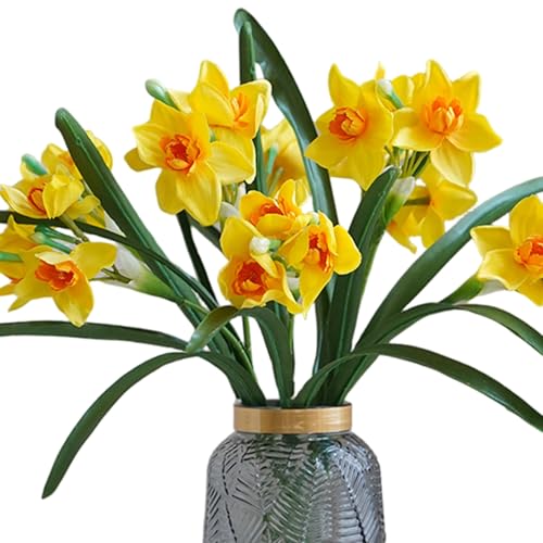 Takingup Narcisi Artificiali Che sembrano Veri, 10 narcisi Artificiali, Fiori