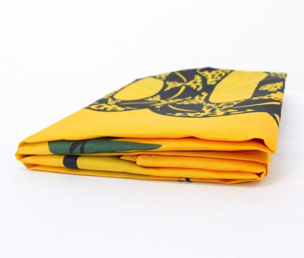 Flag 3x5 ft Flag for Long Lasting Display - Yellow Coiled Rattle Snake Weather Proof Design 100% Polyester Snake Banner
