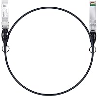 Vista 9 de H!Fiber SFP+ Cable 10G SFP+ DAC, 0.8 ft (0.82 pies), cable Twinax de cobre de conexión directa pasiva para Cisco SFP-H10GB-CU0.25M, Ubiquiti UniFi