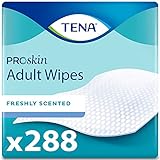 Tena ProSkin Ultra Adult Wipes 288 Count (6 Packs of 48)