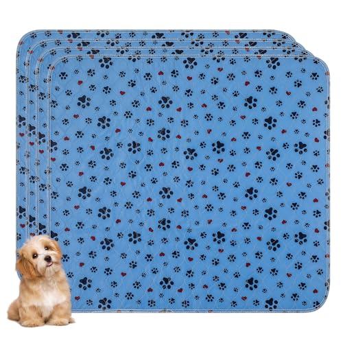 Washable dog pee pads 4 pack extra large 34x36