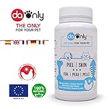 ✿ SALUD PARA LA PIEL DE TU MASCOTA ✿ El colágeno para la piel Daonly es un excelente suplemento nutricional para tu mascota elaborado a base de colágeno hidrolizado, ácido hialurónico, vitaminas y minerales. Todo ello para el mantenimiento de la piel de tu mascota en condiciones normales. Es el suplemento ideal para tu perro y gato, compatible con cualquier comida para perros o pienso para perros y gatos.