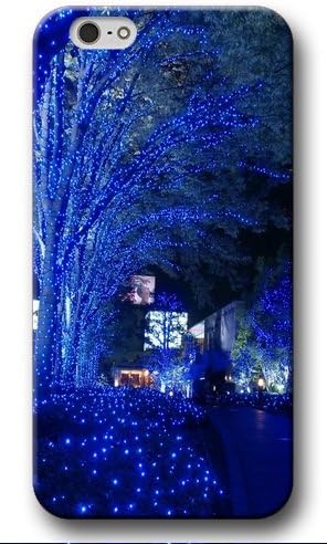 Amazing Hard iPhone 6 Case Designed for Christmas, Xmas Stuff For Blue Christmas Lights Snap on case for iPhone 6&6s