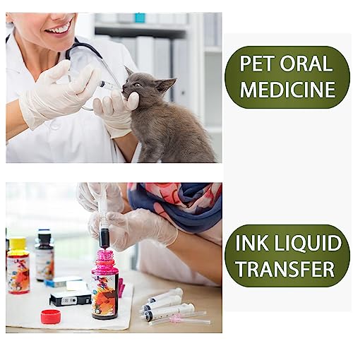 60ml luer lock syringe 4 pack large plastic sterile syringes without needle for liquid oral measurement dispensing with cap 50ml60cc