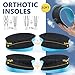 XINIFOOT Pronation Insoles for Men & Women, Plantar Fasciitis Orthotic Insoles for Rectify Flat Feet,O/X Type Legs,Bow Legs,Heel Pain (Color: Pronation Insoles)