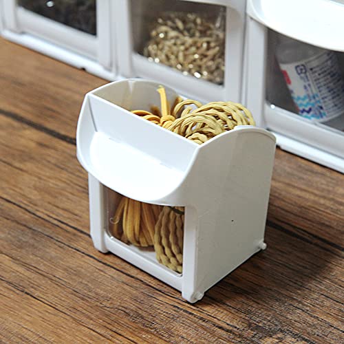 Livinbox Tilt-Out Bin, 8 Compartments Sewing And Craft Parts Cabinet, Tip-Out Tea Bag Storage, Drawer Storage Bin, Modern Tilt-Out Design, Home And Office Kitchen Counter Cabinet, White, Fo-308-Wt #TOP7