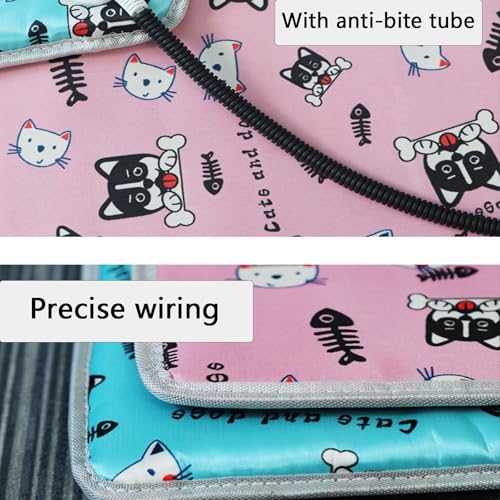 Tapis chauffant pour chat protégeant contre le froid et les mordillements - 8
