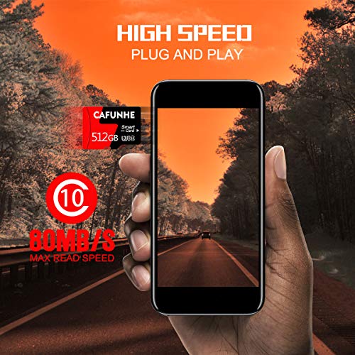 Micro Sd Card 512Gb With Sd Card Adapter Fast Speed Micro Sd Memory Cards For Tablets And Drones Tf Card 512Gb Class10 Mini Sd Cards For Android Smartphone,Body Camera #TOP1