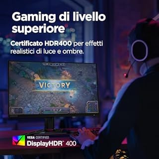 Lenovo Legion R27qe Gen 2 Gaming Monitor 27" QHD (2560x1440) IPS, 0.5ms MPRT, 200Hz, Porte 2x HDMI 2.1 e DisplayPort 1.2, Cavo DisplayPort incluso - Raven Black