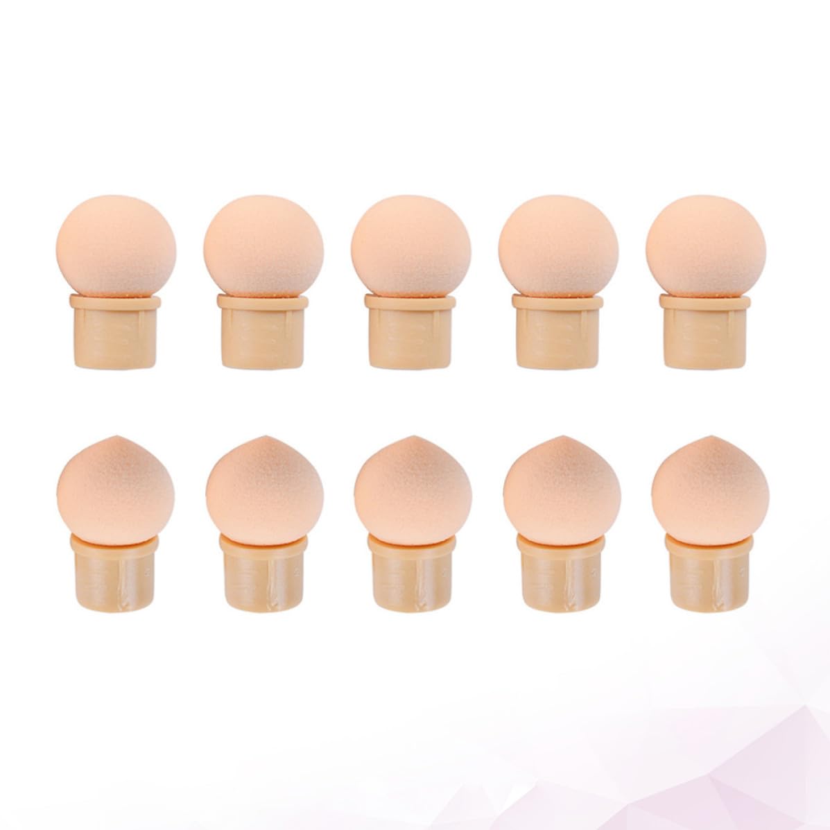 Nail Art Dotting Pen Tip Sponge Replacement Head 10pcs for Blooming