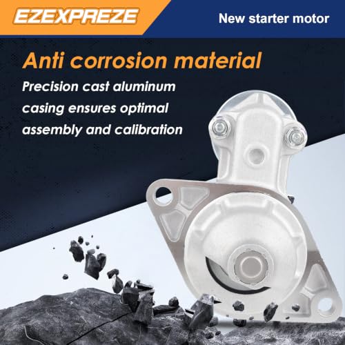 Image of Ezexpreze 18010 New Starter Motor Compatible with John Deere SE501863 AM105575 / Kawasaki 21163-2077, 21163-2141 / Kubota E7199-63010