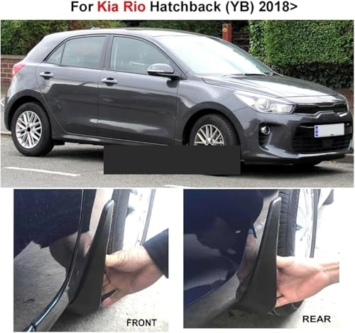 Garde-boue pour avant arrière Kia Rio protection chemins