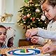 WeddHuis 10 Stück Würfelset und 24 Spielsteine, Spielwürfel, Acryl, Würfelspiel, Tischspiel (Farbe)