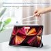 ProCase Hülle für iPad Pro 11 Zoll 2022/2021/2020 (4/3/2 Generation), Dreifach Falt Klapp Schutzhülle, Ultra Dünn Leicht Ständer Schale Smart Case Cover -Navy