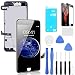 Produktbild ANDYLV Display-Set für iPhone 8 Plus | SCHWARZ | vormontiertes Reparatur-Set komplett mit Frontkamera & Werkzeug-Kit, Glas Displayschutzfolie, Ersatz Bildschirm | In-cell LCD Glas mit Touchscreen